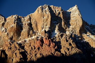 21 Jagged Rocky Peaks Close Up To The East Of Base Camp Blaze Just before Sunset From Gasherbrum North Base Camp In China.jpg